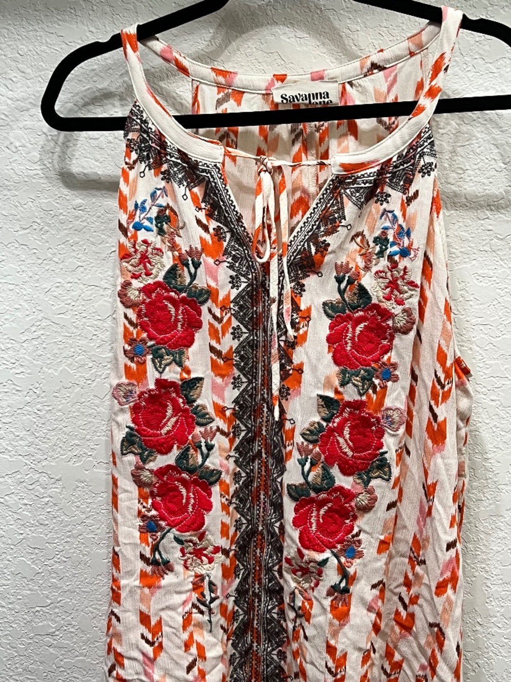 Savanna Jane 2x top embroidered